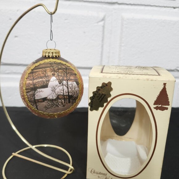 Vintage Krebs Masters on Silk Christmas Ornament - Picture 1 of 6